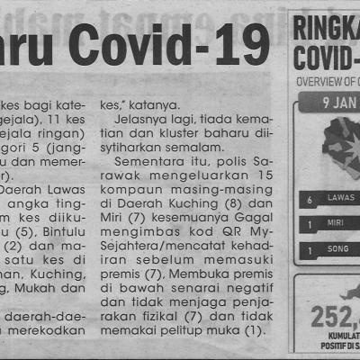 10.1.2022 Utusan Sarawak Pg.4 22 Kes Baharu Covid 19