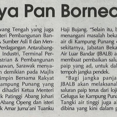 3. Projek Lebuh Raya Pan Borneo Dua Diteruskan 29.9.2020. Pg.3