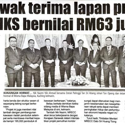 12 Julai 2023 Utusan Sarawakpg8 Sarawak Terima Lapan Projek Rmks Bernilai Rm63 Juta