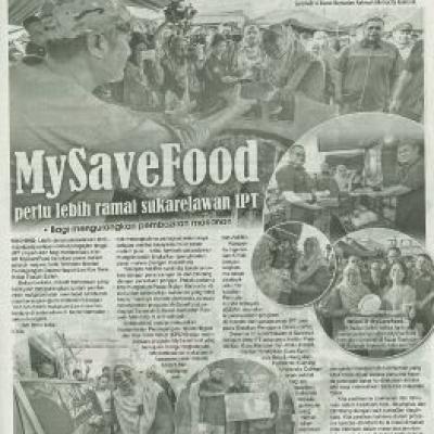 24 Mac 2024mingguan Sarawak Pg.9 Mysavefood Perlu Lebih Ramai Sukarelawan Ipt