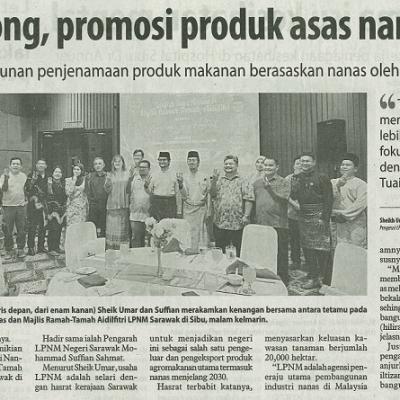 20 April 2024 Utusan Borneo Pg. 6 Program Sokong Promosi Produk Asas Nanas Dipergiat
